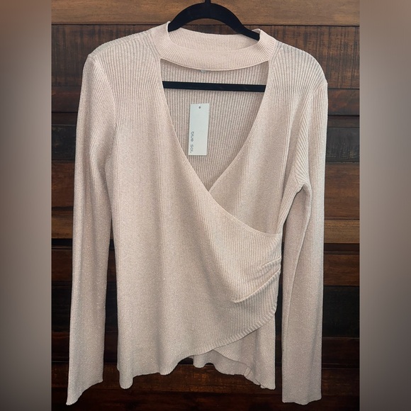NWT Blue Sol Plus Size Metallic Sweater - Picture 1 of 4
